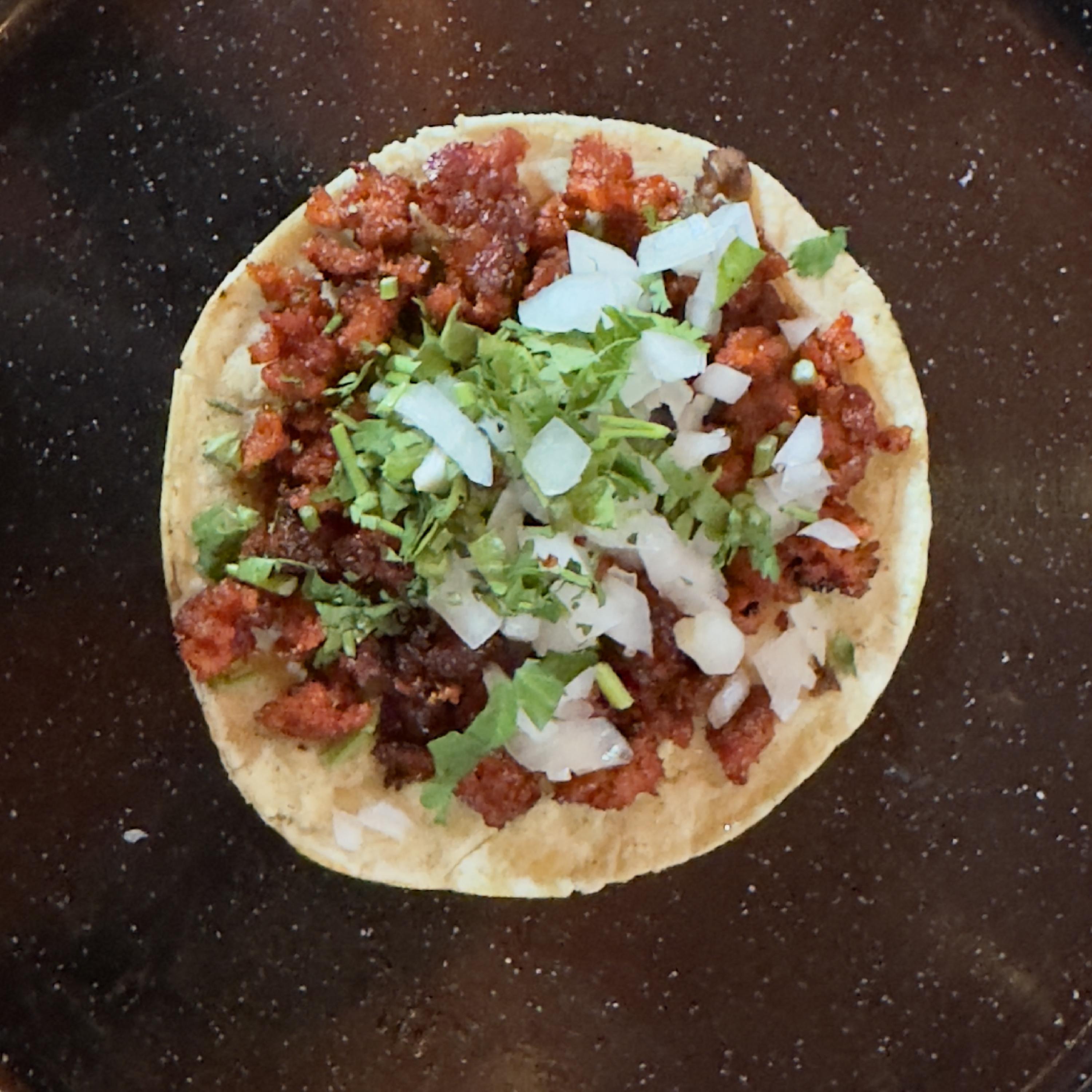 Taco de Chorizo